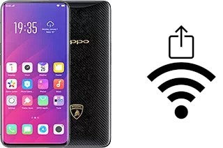 So generieren Sie einen QR-Code mit dem Wifi-Passwort auf einem Oppo Find X Lamborghini Edition