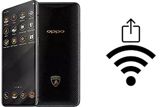 So generieren Sie einen QR-Code mit dem Wifi-Passwort auf einem Oppo Find X Lamborghini