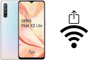 So generieren Sie einen QR-Code mit dem Wifi-Passwort auf einem Oppo Find X2 Lite