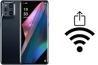 So generieren Sie einen QR-Code mit dem Wifi-Passwort auf einem Oppo Find X3 Pro