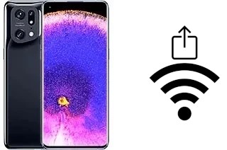 So generieren Sie einen QR-Code mit dem Wifi-Passwort auf einem Oppo Find X5 Pro