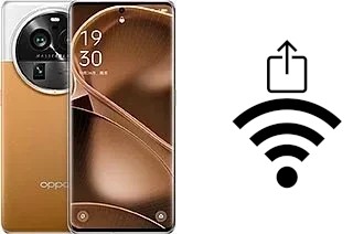 So generieren Sie einen QR-Code mit dem Wifi-Passwort auf einem Oppo Find X6 Pro