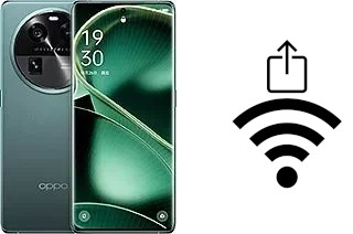 So generieren Sie einen QR-Code mit dem Wifi-Passwort auf einem Oppo Find X6