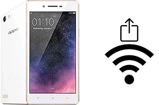 So generieren Sie einen QR-Code mit dem Wifi-Passwort auf einem Oppo Neo 7