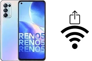 So generieren Sie einen QR-Code mit dem Wifi-Passwort auf einem Oppo Reno5 4G