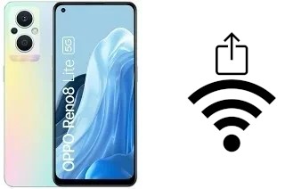 So generieren Sie einen QR-Code mit dem Wifi-Passwort auf einem Oppo Reno8 Lite