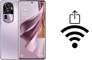 So generieren Sie einen QR-Code mit dem Wifi-Passwort auf einem Oppo Reno10 Pro+