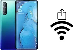 So generieren Sie einen QR-Code mit dem Wifi-Passwort auf einem Oppo Reno3 Pro 5G