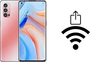 So generieren Sie einen QR-Code mit dem Wifi-Passwort auf einem Oppo Reno4 Pro 5G