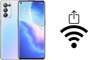 So generieren Sie einen QR-Code mit dem Wifi-Passwort auf einem Oppo Reno5 Pro 5G