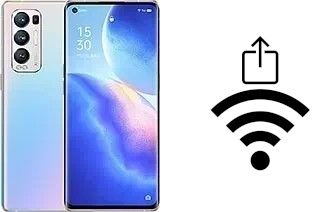 So generieren Sie einen QR-Code mit dem Wifi-Passwort auf einem Oppo Reno5 Pro+ 5G