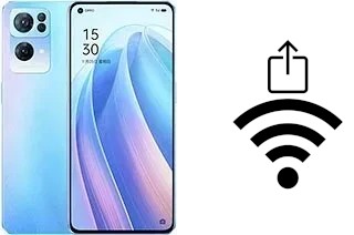 So generieren Sie einen QR-Code mit dem Wifi-Passwort auf einem Oppo Reno7 Pro 5G