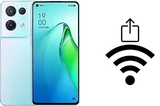 So generieren Sie einen QR-Code mit dem Wifi-Passwort auf einem Oppo Reno8 Pro