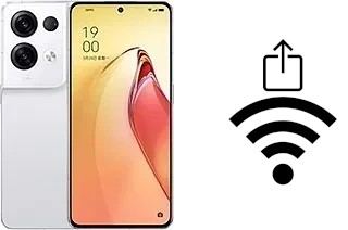 So generieren Sie einen QR-Code mit dem Wifi-Passwort auf einem Oppo Reno8 Pro+