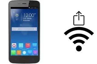 So generieren Sie einen QR-Code mit dem Wifi-Passwort auf einem QMobile Noir LT150