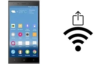 So generieren Sie einen QR-Code mit dem Wifi-Passwort auf einem QMobile Noir Z5