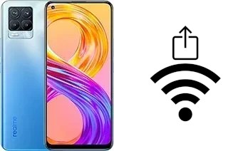 So generieren Sie einen QR-Code mit dem Wifi-Passwort auf einem Realme 8 Pro