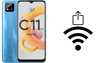 So generieren Sie einen QR-Code mit dem Wifi-Passwort auf einem Realme C11 (2021)