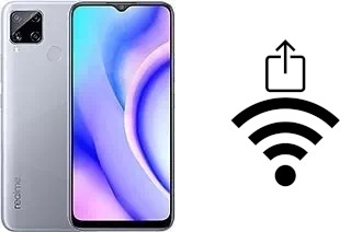 So generieren Sie einen QR-Code mit dem Wifi-Passwort auf einem Realme C15 Qualcomm Edition