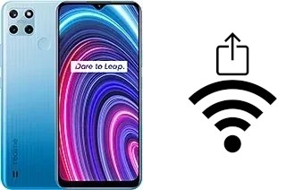 So generieren Sie einen QR-Code mit dem Wifi-Passwort auf einem Realme C25Y