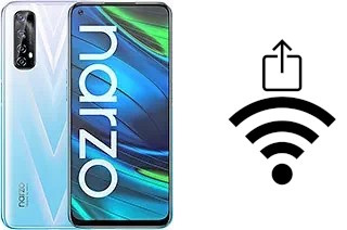 So generieren Sie einen QR-Code mit dem Wifi-Passwort auf einem Realme Narzo 20 Pro