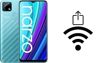 So generieren Sie einen QR-Code mit dem Wifi-Passwort auf einem Realme Narzo 30A