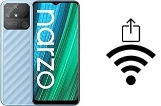 So generieren Sie einen QR-Code mit dem Wifi-Passwort auf einem Realme Narzo 50A