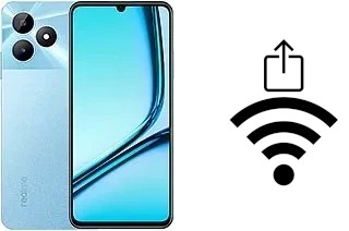 So generieren Sie einen QR-Code mit dem Wifi-Passwort auf einem Realme Note 50