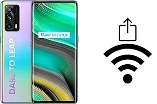 So generieren Sie einen QR-Code mit dem Wifi-Passwort auf einem Realme X7 Pro Ultra