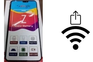 So generieren Sie einen QR-Code mit dem Wifi-Passwort auf einem Samgle Z