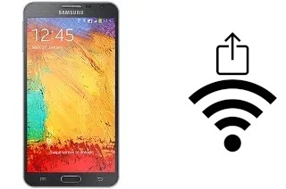 So generieren Sie einen QR-Code mit dem Wifi-Passwort auf einem Samsung Galaxy Note 3 Neo