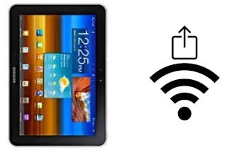 So generieren Sie einen QR-Code mit dem Wifi-Passwort auf einem Samsung Galaxy Tab 8.9 4G P7320T