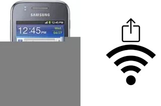 So generieren Sie einen QR-Code mit dem Wifi-Passwort auf einem Samsung Galaxy Y TV S5367