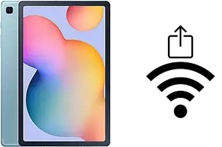 So generieren Sie einen QR-Code mit dem Wifi-Passwort auf einem Samsung Galaxy Tab S6 Lite