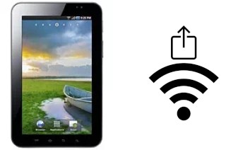 So generieren Sie einen QR-Code mit dem Wifi-Passwort auf einem Samsung Galaxy Tab 4G LTE