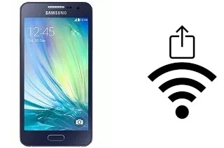 So generieren Sie einen QR-Code mit dem Wifi-Passwort auf einem Samsung Galaxy A3