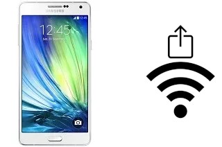 So generieren Sie einen QR-Code mit dem Wifi-Passwort auf einem Samsung Galaxy A7