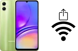 So generieren Sie einen QR-Code mit dem Wifi-Passwort auf einem Samsung Galaxy A05