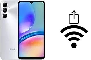 So generieren Sie einen QR-Code mit dem Wifi-Passwort auf einem Samsung Galaxy A05s