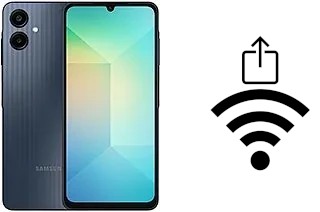 So generieren Sie einen QR-Code mit dem Wifi-Passwort auf einem Samsung Galaxy A06