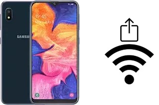 So generieren Sie einen QR-Code mit dem Wifi-Passwort auf einem Samsung Galaxy A10e