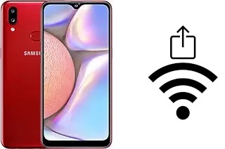 So generieren Sie einen QR-Code mit dem Wifi-Passwort auf einem Samsung Galaxy A10s