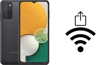 So generieren Sie einen QR-Code mit dem Wifi-Passwort auf einem Samsung Galaxy A13 5G