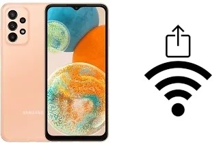 So generieren Sie einen QR-Code mit dem Wifi-Passwort auf einem Samsung Galaxy A23 5G