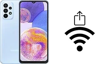 So generieren Sie einen QR-Code mit dem Wifi-Passwort auf einem Samsung Galaxy A23