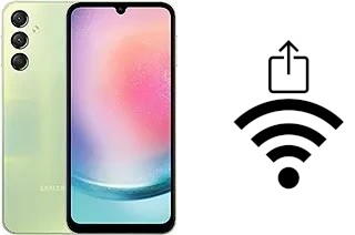 So generieren Sie einen QR-Code mit dem Wifi-Passwort auf einem Samsung Galaxy A24 4G