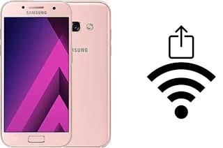 So generieren Sie einen QR-Code mit dem Wifi-Passwort auf einem Samsung Galaxy A3 (2017)