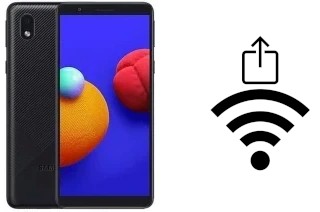 So generieren Sie einen QR-Code mit dem Wifi-Passwort auf einem Samsung Galaxy A3 Core