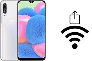 So generieren Sie einen QR-Code mit dem Wifi-Passwort auf einem Samsung Galaxy A30s