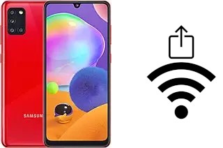 So generieren Sie einen QR-Code mit dem Wifi-Passwort auf einem Samsung Galaxy A31